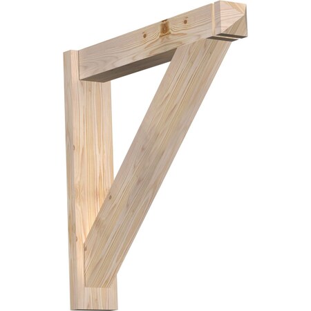 Ekena Millwork Traditional Smooth Arts and Crafts Outlooker, Douglas Fir, 5 1/2"W x 30"D x 30"H OUT06X30X30TRA03SDF